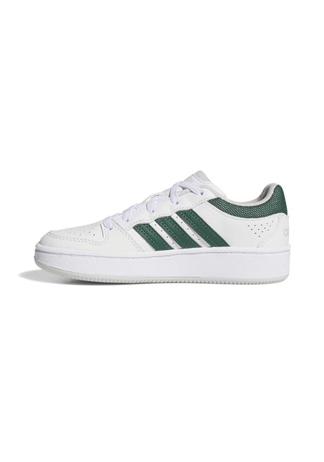 Adidas Hoops Classic Elastic Lace Shoes White Green Kids ADIDAS CORE | Sneakers | KI6394-